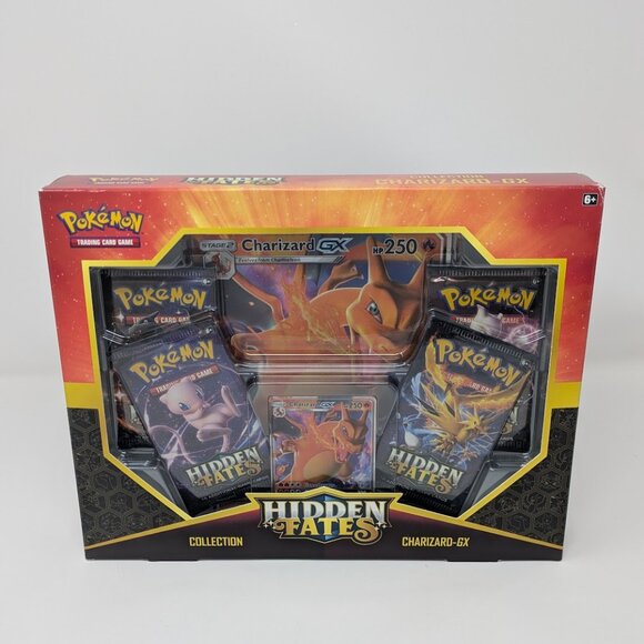 Pokémon Hidden Fates Charizard-GX Collection Box – Sealed – 4 Booster Packs - Picture 1 of 3